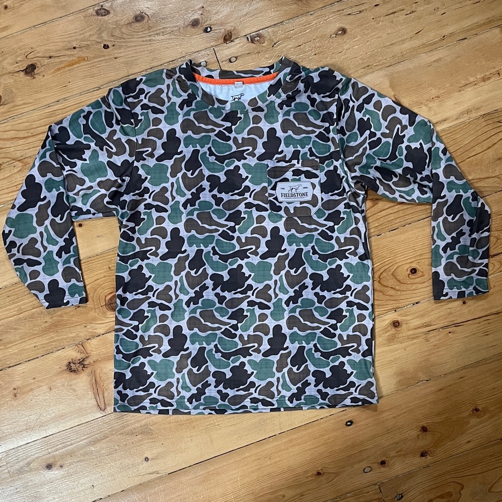 Fieldstone Kids Camo Technical Sun Shirt